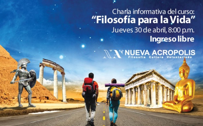 Charla Informativa del curso: "Filosofía para la Vida"