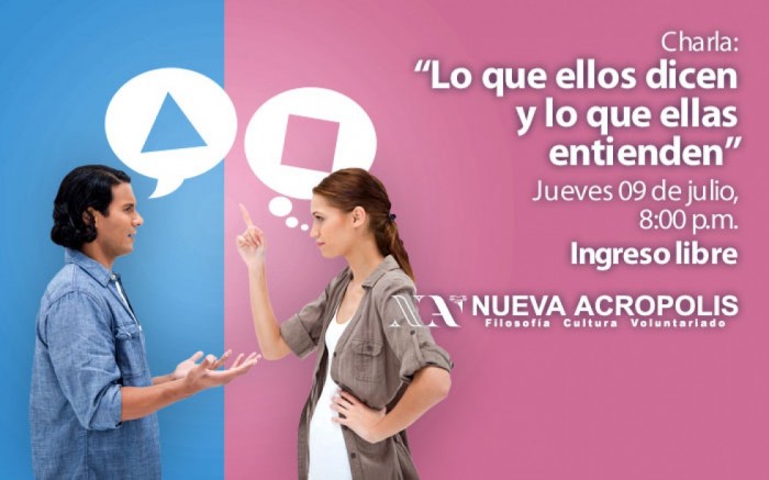 Charla: “Lo que ellos dicen y lo que ellas entienden”
