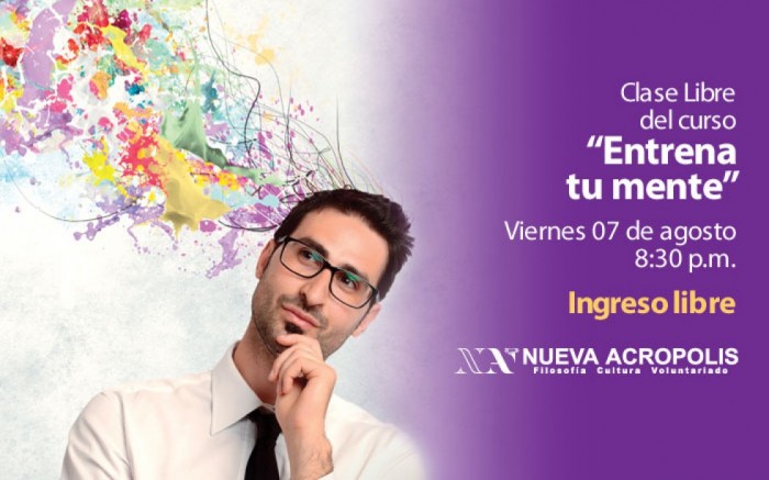 Clase Libre del curso “Entrena tu mente” - INGRESO LIBRE