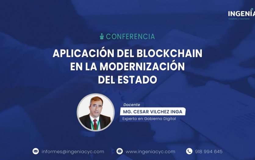 Aplicación del BLOCKCHAIN en la Modernización del estado.