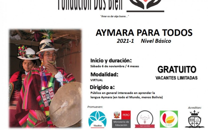 Aymara Para Todos - N. Básico (diplomado gratuito)