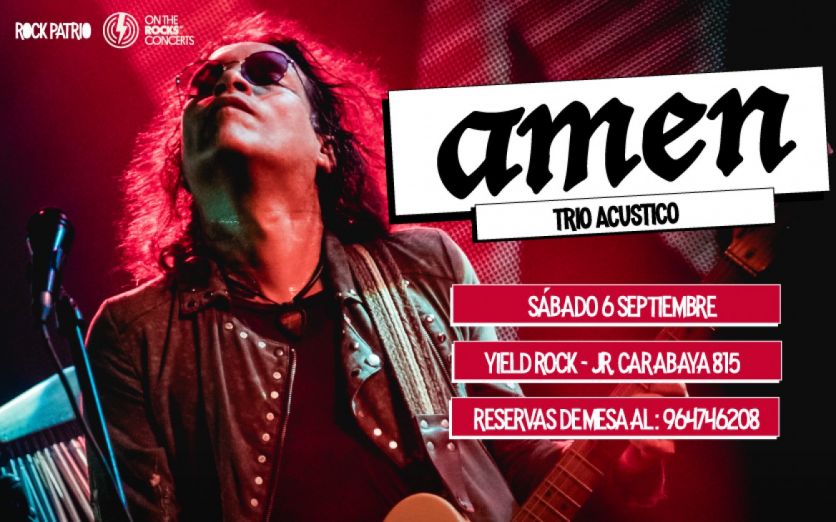 AMEN Trío Acústico, en YIELD ROCK