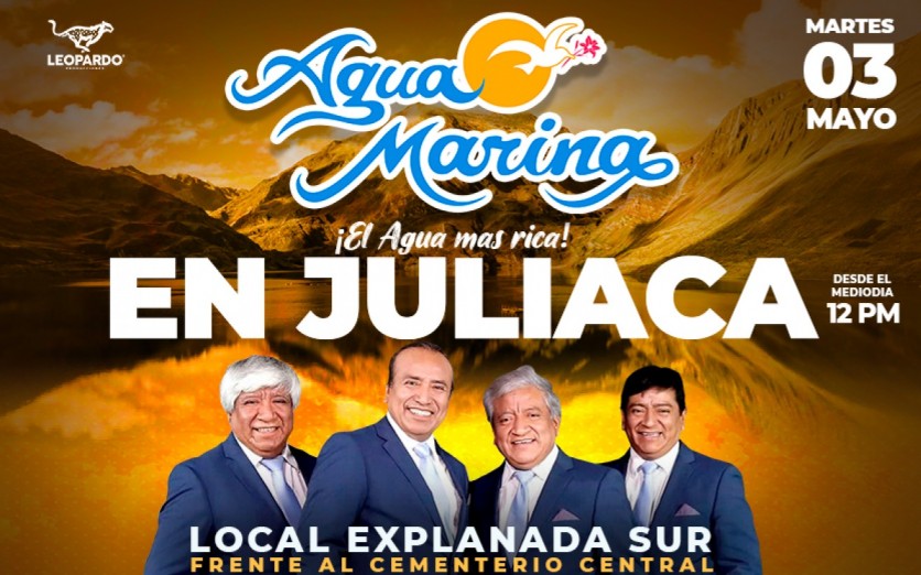 AGUA MARINA, EL AGUA MÁS RICA LLEGA A JULIACA Joinnus