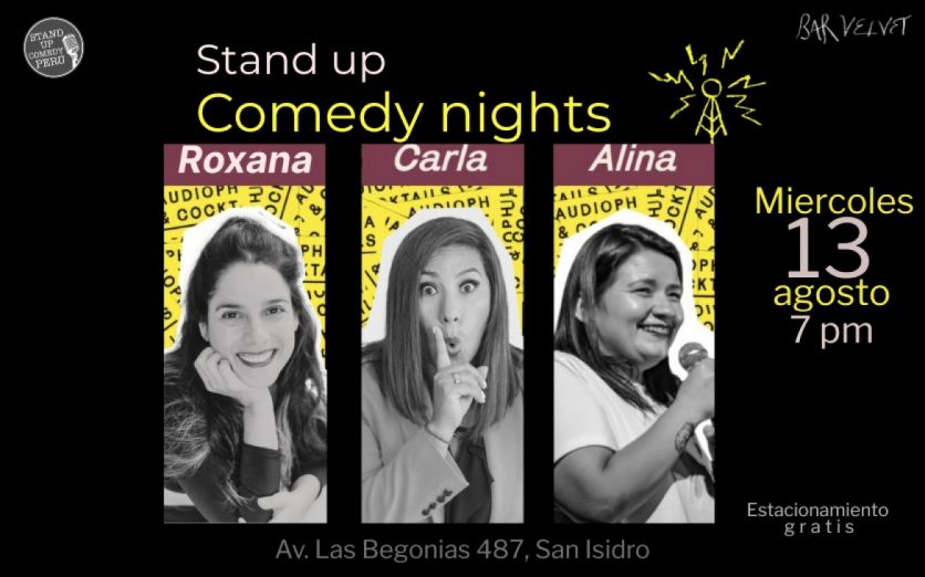 Stand up comedy en Velvet
