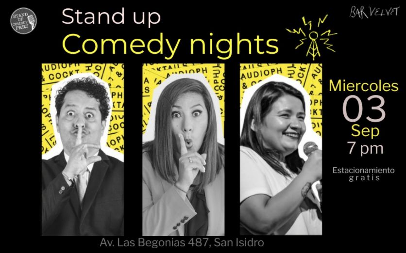 Stand up comedy en Velvet