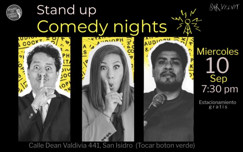 Stand up comedy en Velvet