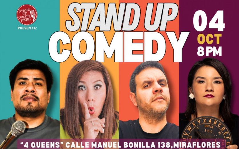 Stand up comedy en 4 Queens