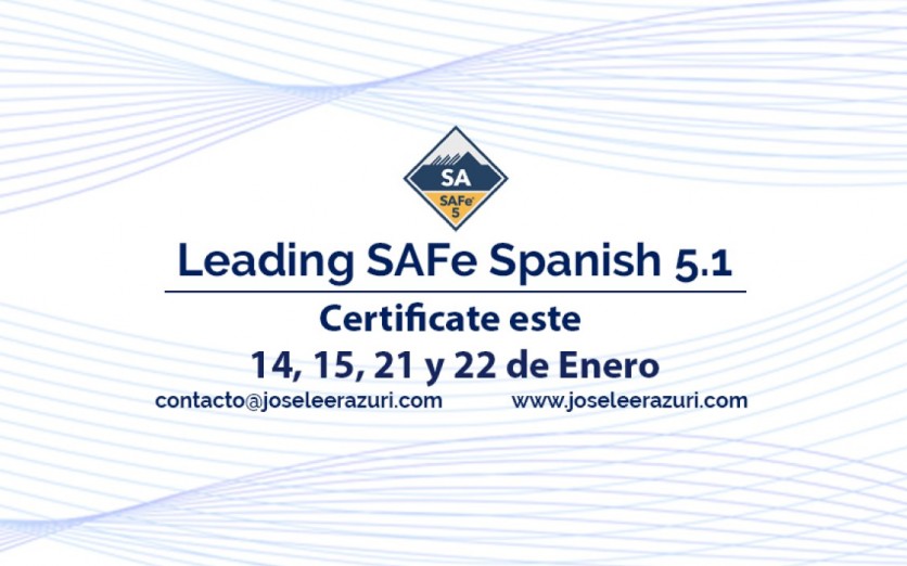 Curso Leading SAFe Spanish 5.1 Enero 23 Joinnus