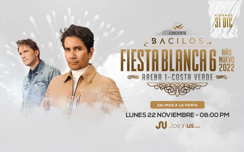 Fiesta Blanca 6 con BACILOS - Año Nuevo 2022