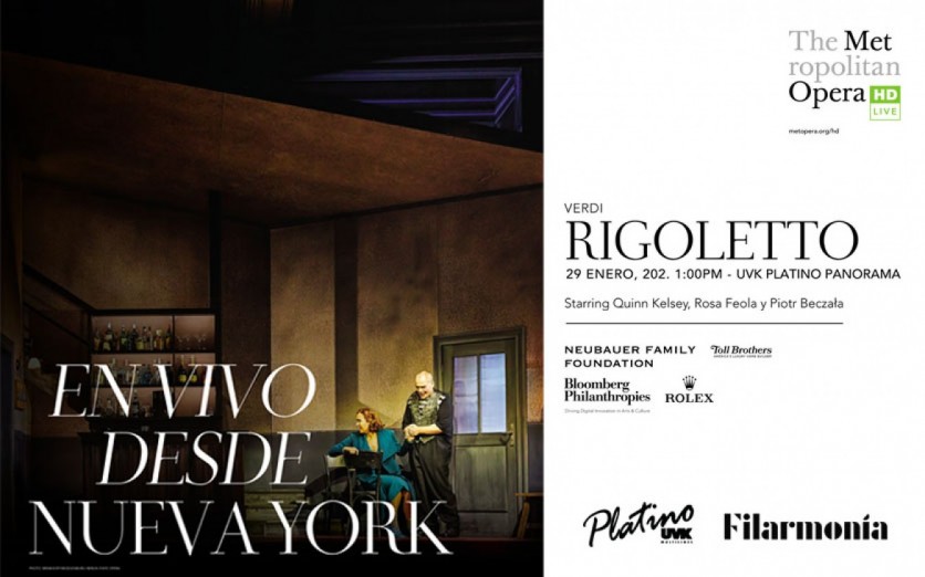 MET OPERA EN VIVO DESDE NUEVA YORK - RIGOLETTO - UVK