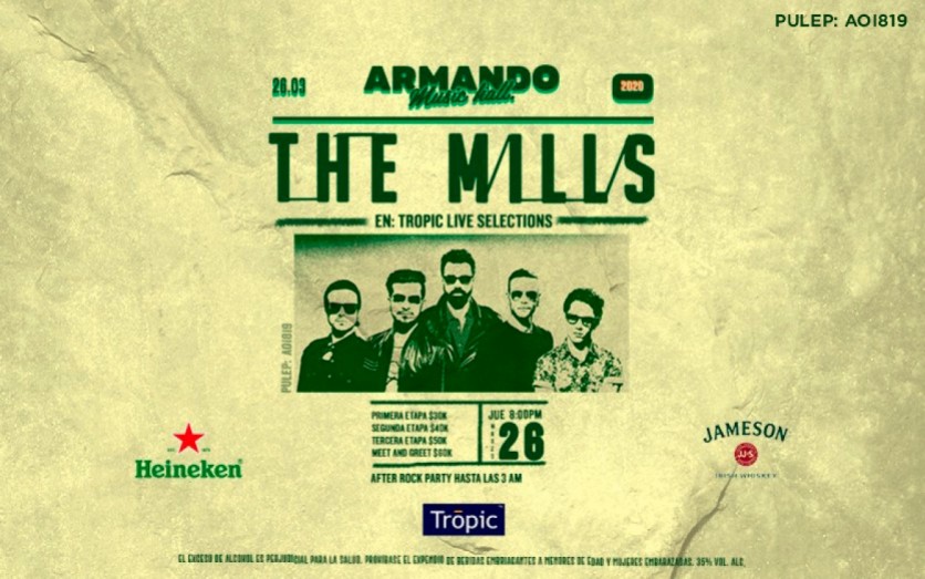 Tropic live selections presenta: The Mills