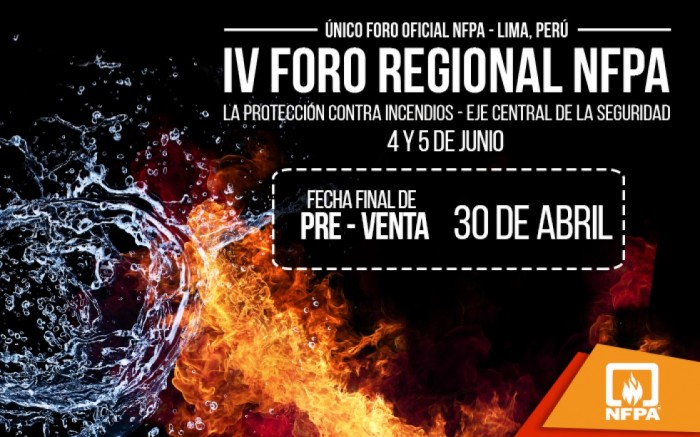 IV FORO REGIONAL NFPA