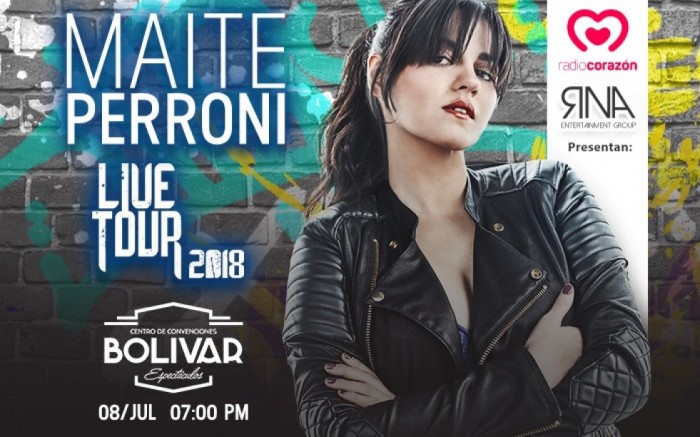 MAITE PERRONI LIVE TOUR 2018 / / Joinnus