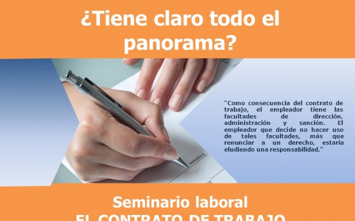 Seminario Laboral: El Contrato de Trabajo