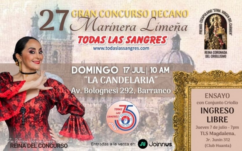 27 GRAN CONCURSO MARINERA LIMEÑA TODAS LAS SANGRES