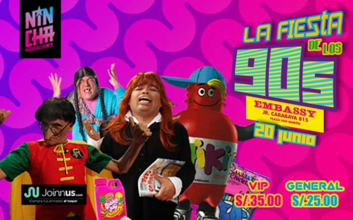 ¡LA FIESTA DE LOS 90