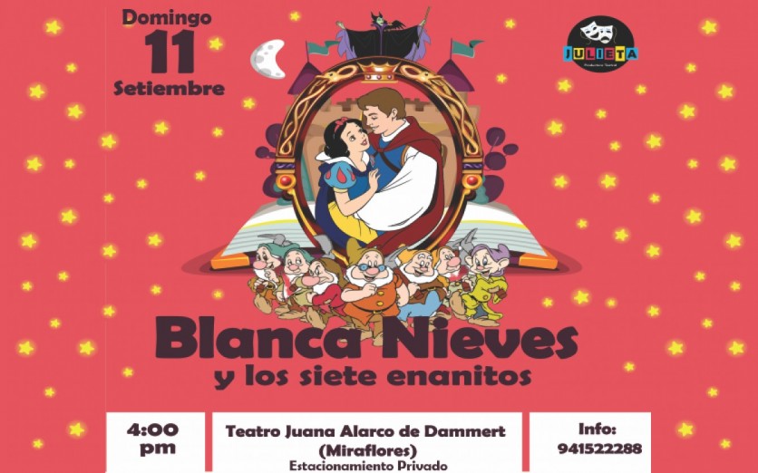 BLANCA NIEVES Y LOS SIETE ENANITOS - TEATRO | Joinnus