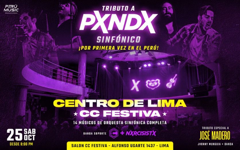 TRIBUTO A PXNDX SINFONICO EN LIMA