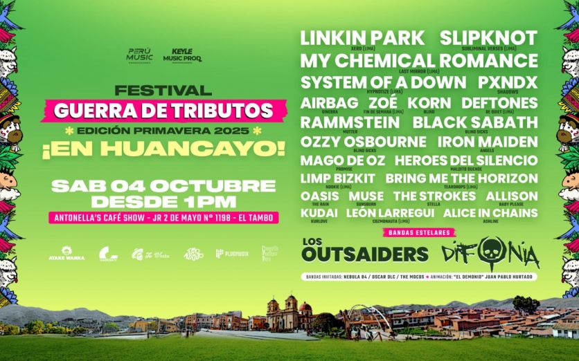 FESTIVAL GUERRA DE TRIBUTOS EN HUANCAYO