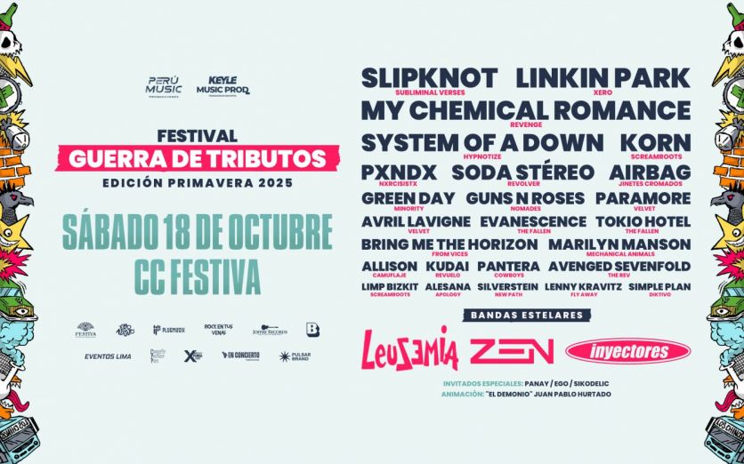 FESTIVAL GUERRA DE TRIBUTOS EN LIMA