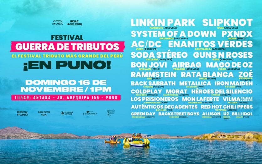 FESTIVAL GUERRA DE TRIBUTOS EN PUNO