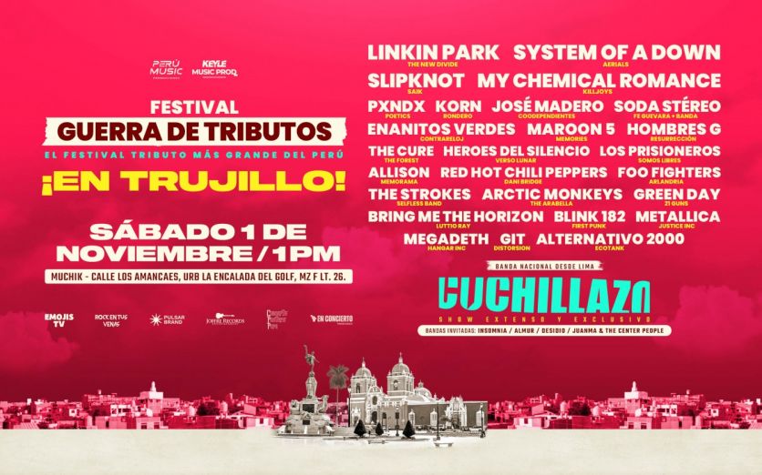 FESTIVAL GUERRA DE TRIBUTOS EN TRUJILLO