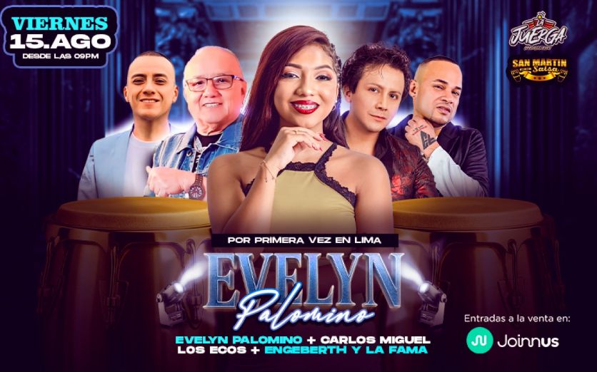 EVELYN PALOMINO POR PRIMERA VEZ EN LIMA