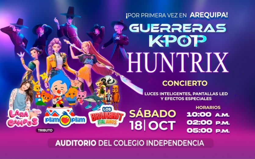 GUERRA K-POP HUNTRIX CONCIERTO