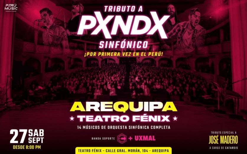 TRIBUTO A PXNDX SINFÓNICO EN AREQUIPA