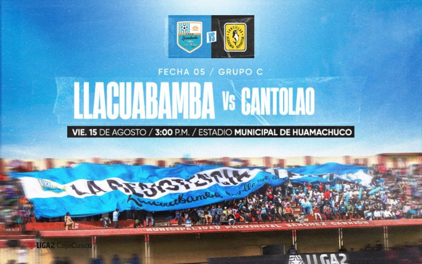 Deportivo Llacuabamba Vs Cantalo