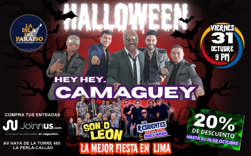 HALLOWEEN ESTE 31 DE OCTUBRE EN LA ISLA DEL PARAISO