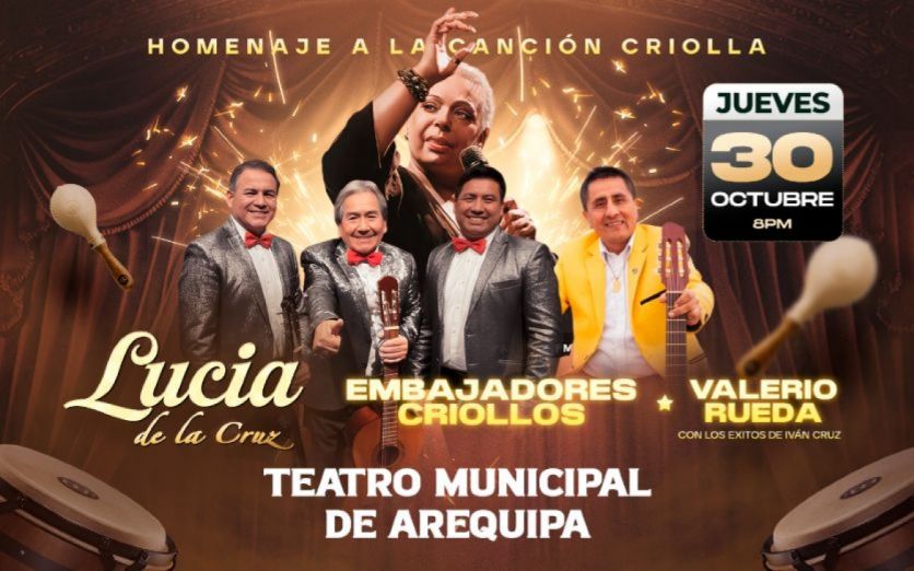 Homenaje a la canción Criolla en Arequipa