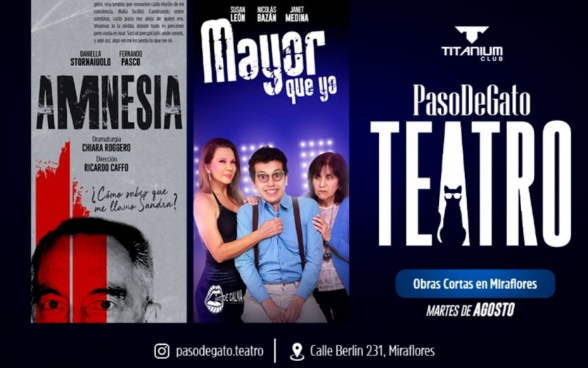 Paso de Gato Micro-teatro Temporada Agosto