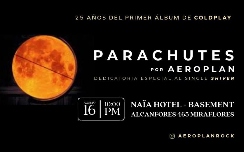 COLDPLAY PARACHUTES por Aeroplan