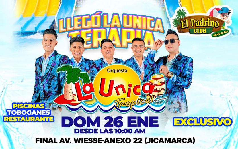 LA UNICA TROPICAL EN EL PADRINO CLUB
