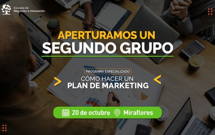 PLAN DE MARKETING | Programa especializado / / Joinnus