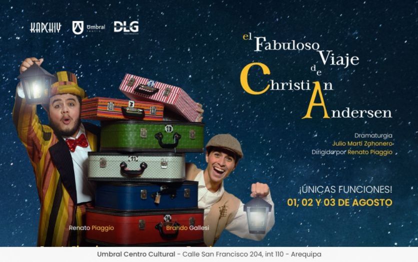 EL FABULOSO VIAJE DE CHRISTIAN ANDERSEN - OBRA FAMILIAR