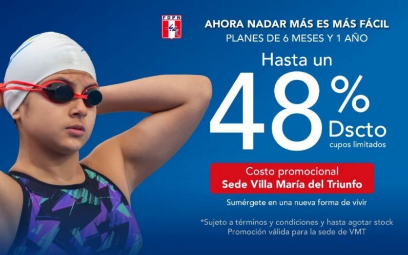 MEMBRESIA ACADEMIA/PISCINA LIBRE - SEDE VMT FDPN 2025