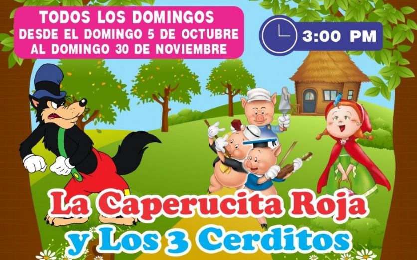 CAPERUCIRA ROJA Y LOS 3 CERDITOS FESTIVAL DE TEATRO INFANTIL 2025
