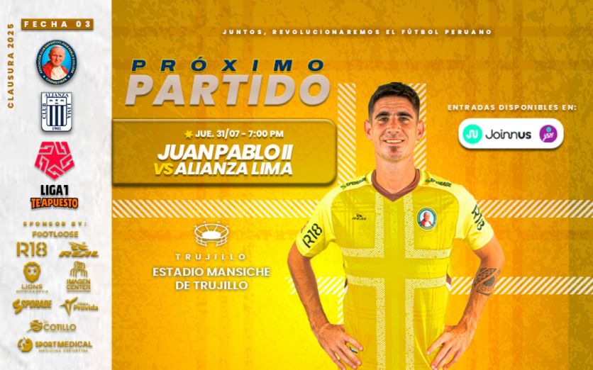 JUAN PABLO II VS ALIANZA LIMA