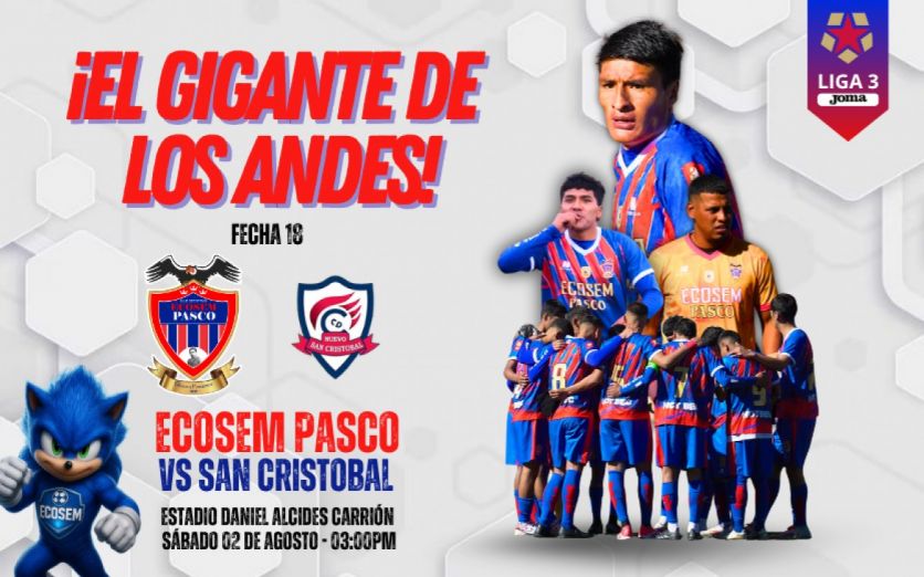 ECOSEM PASCO VS SAN CRISTOBAL