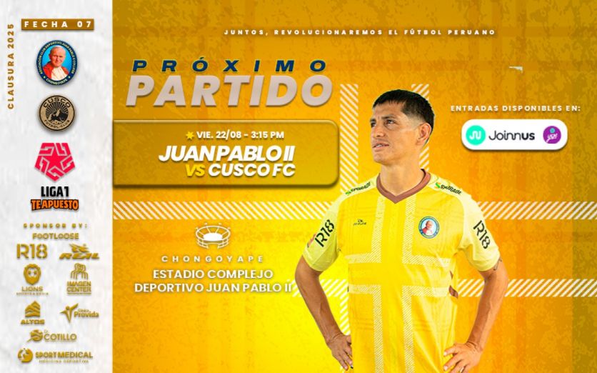 JUAN PABLO II VS CUSCO FC