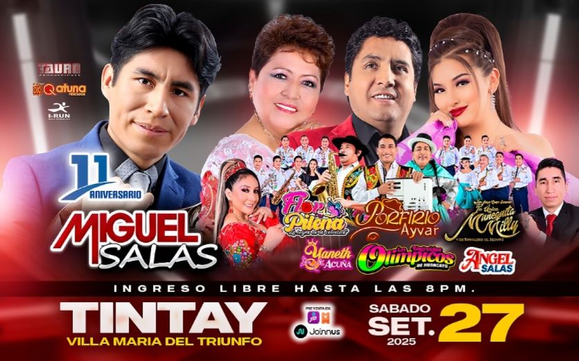 FELIZ ANIVERSARIO MIGUEL SALAS EN TINTAY DE VMT