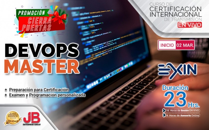 CURSO DE TRANSMISIÓN EN VIVO: DEVOPS MASTER