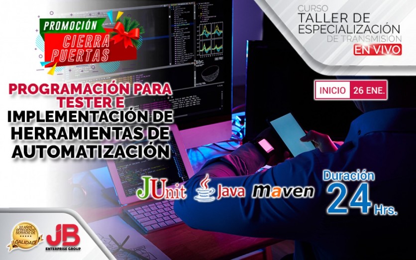 CURSO DE TRANSMISIÓN EN VIVO: Programacion para Testers