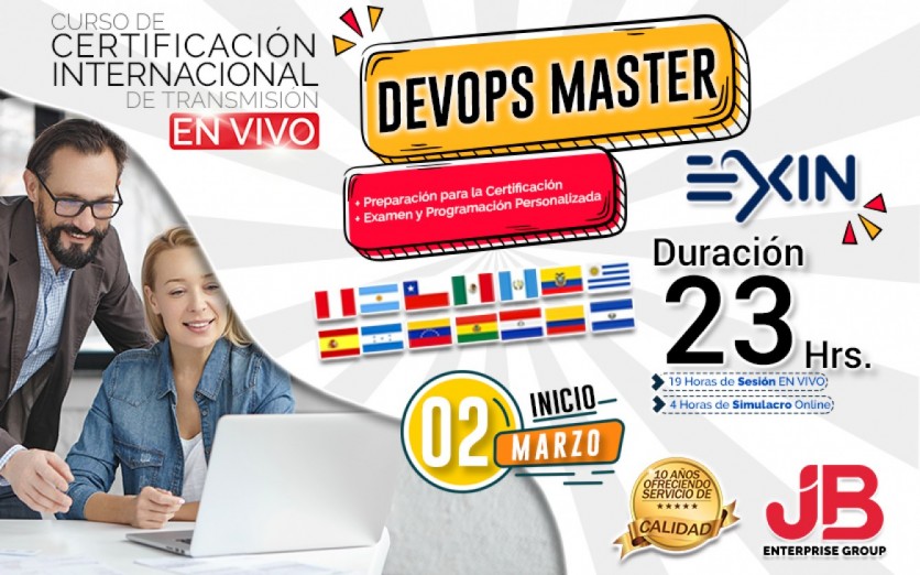 CURSO DE TRANSMISIÓN EN VIVO: DEVOPS MASTER