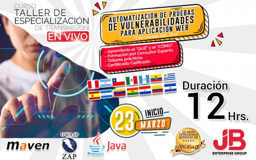 CURSO DE TRANSMISIÓN EN VIVO:Automat. de Vulnerabilidades