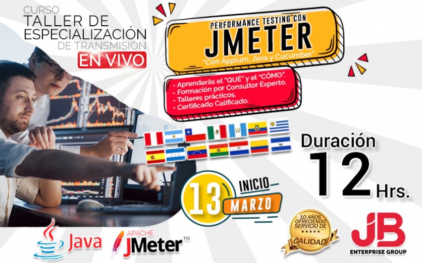 CURSO DE TRANSMISIÓN EN VIVO: Performance Testing con JMeter