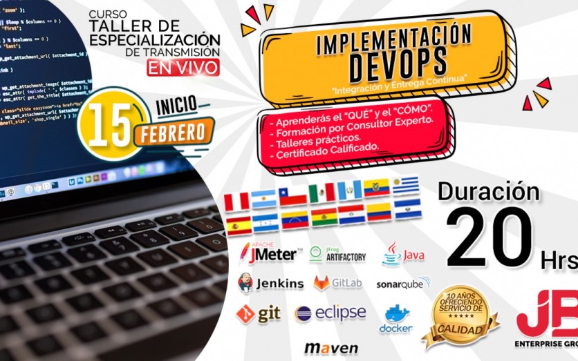 CURSO DE TRANSMISIÓN EN VIVO: Implementación DevOps
