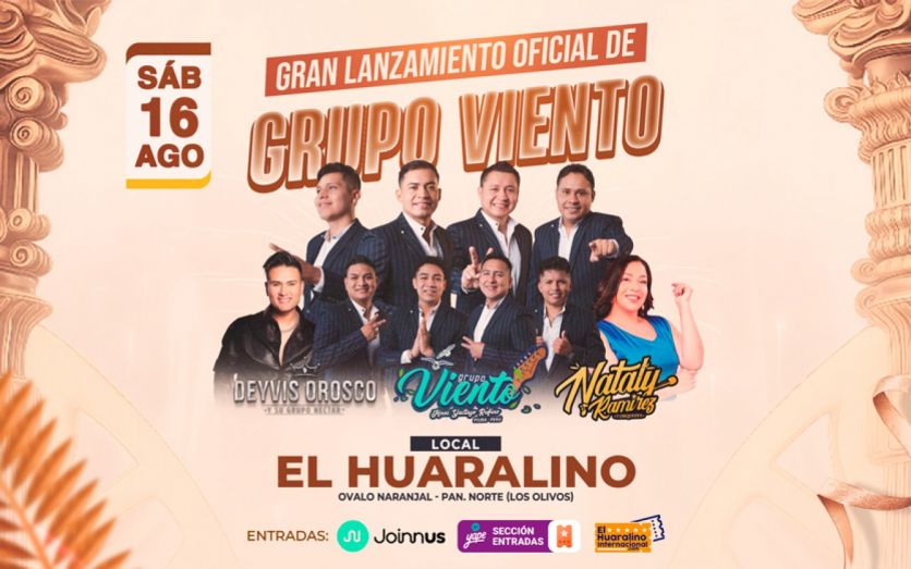 HUARALINO| Lanzamiento de Grupo Viento con Deyvis Orosco y Nataly Ramirez